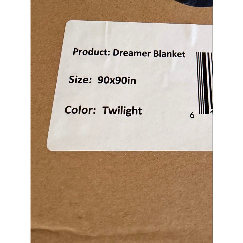 New Comfrt dreamer XL twilight blue blanket 90x90 - Picture 6 of 6